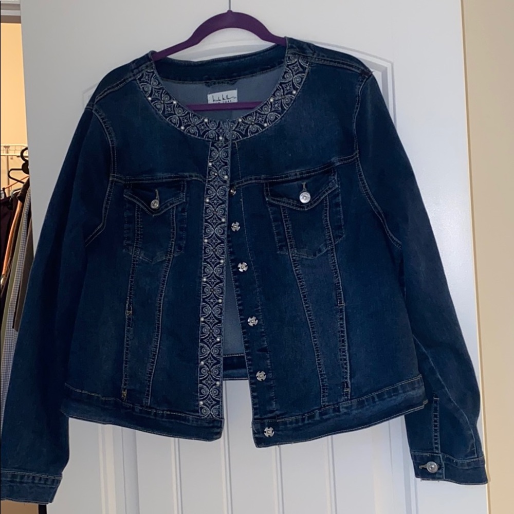 Nicole Miller Jean Jacket